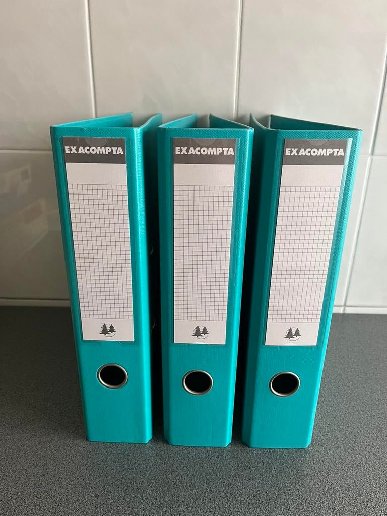 4 ringmappen A4 8cm, Ophalen of Verzenden