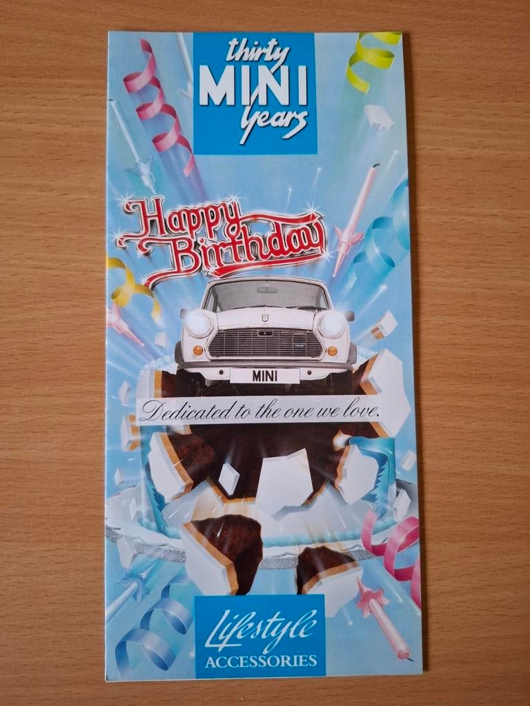 Brochure accessoires 30 jaar Mini, Enlèvement ou Envoi, Neuf