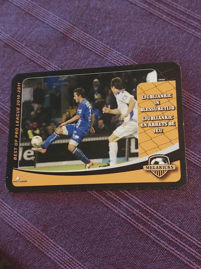 Voetbalkaart : Megakicks / AA Gent - Germinal Beerschot, Verzamelen, Verzenden, Zo goed als nieuw, Spelerskaart