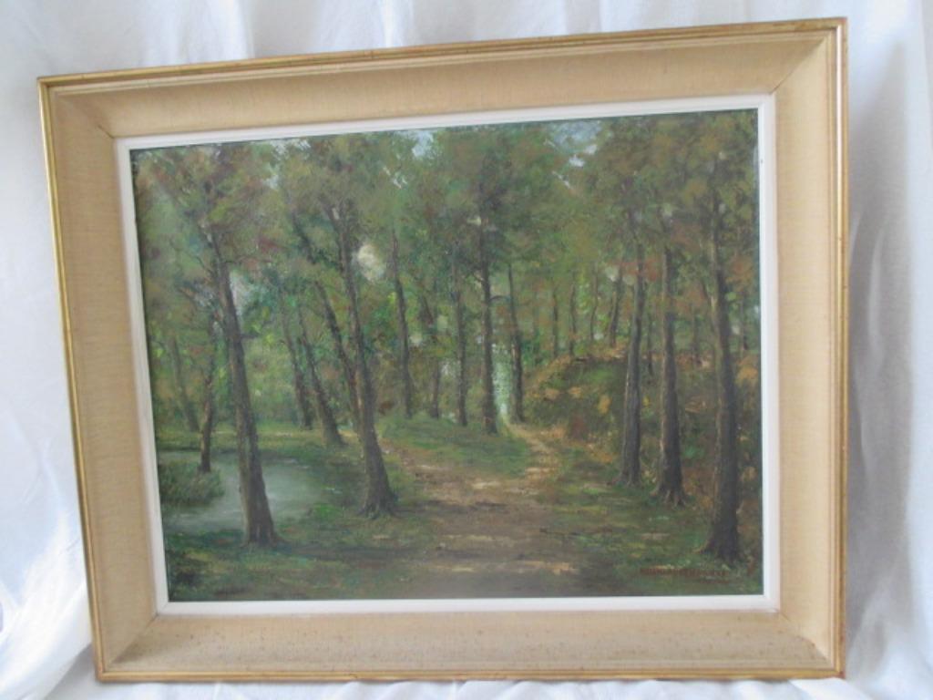 Schilderij in klassieke stijl - H.Vangendonck, Antiek en Kunst, Kunst | Schilderijen | Klassiek, Ophalen
