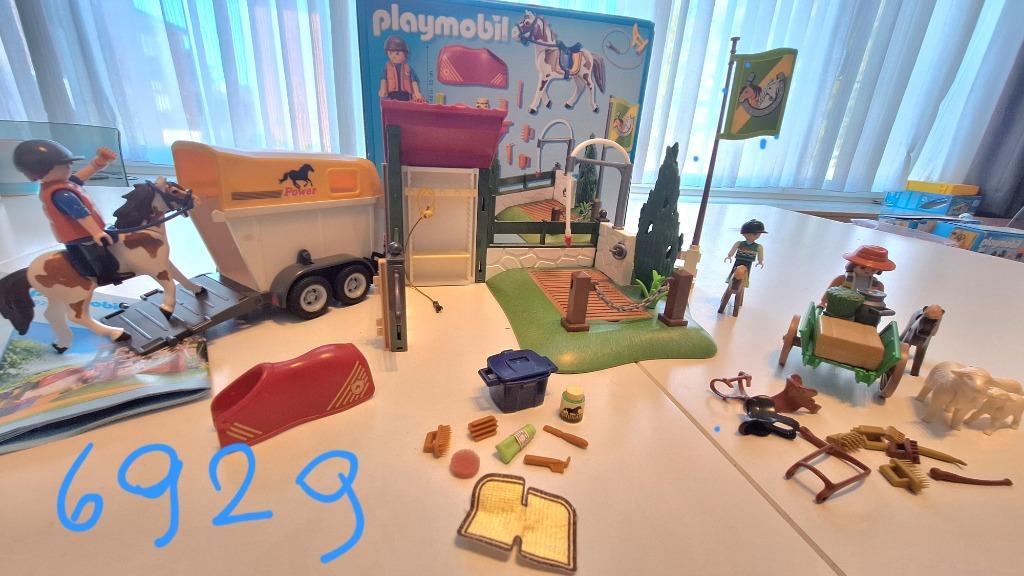 Playmobil paarden wasplaats (en gratis extra's), Kinderen en Baby's, Speelgoed | Playmobil, Gebruikt, Los Playmobil, Ophalen