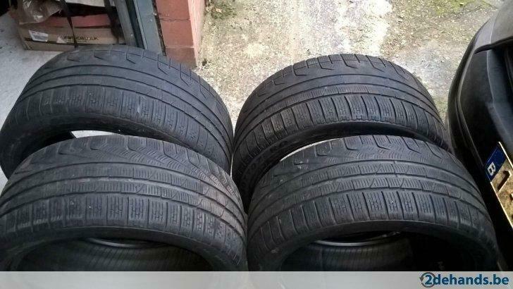 4 winterbanden pirelli 18" sottozero porsche, etc, Auto-onderdelen, Banden en Velgen, Ophalen, Gebruikt
