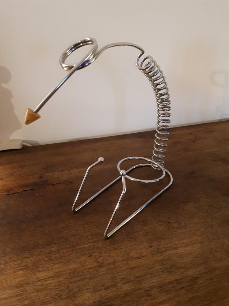 MCM Wijnfleshouder Spiraalveer, Ophalen of Verzenden, Zo goed als nieuw