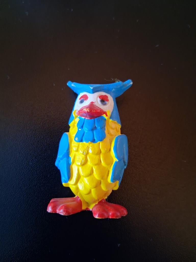 Vintage figurine Mijnheer de  Uil Fabeltjeskrant, Verzamelen, Poppetjes en Figuurtjes, Ophalen of Verzenden