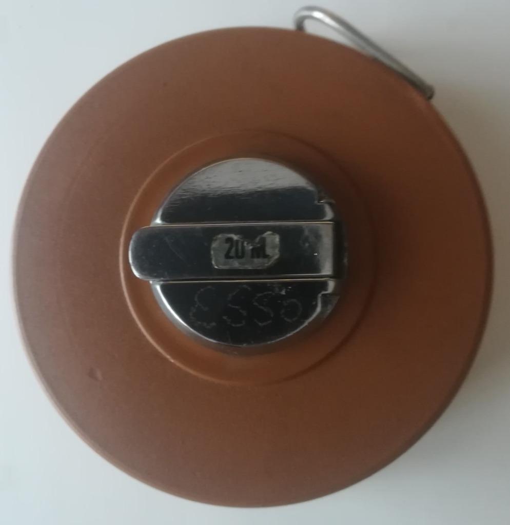 OUDE NORDMATT ROLMETER - ROLMAAT 20 METER - ESSO, Doe-het-zelf en Bouw, Meetapparatuur, Gebruikt, Afstand, Ophalen of Verzenden