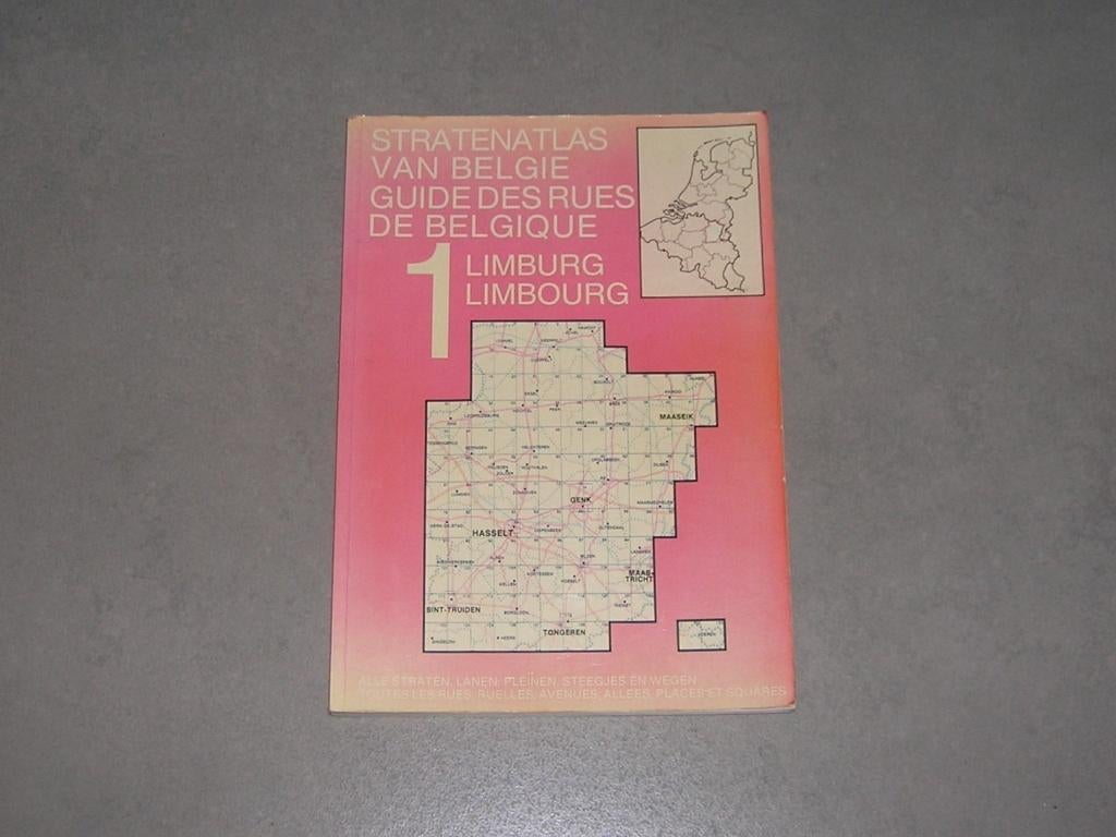 Stratenatlas van België ( Limburg ), Boeken, Gelezen, Overige atlassen, Ophalen of Verzenden, België