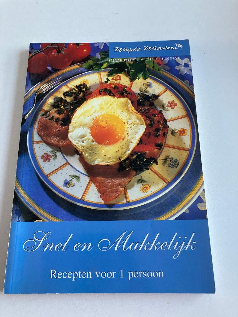 Kookboek dieet Weight Watchers : Snel en gemakkelijk 1 pers, Weight Watchers, Ophalen of Verzenden, Zo goed als nieuw, Hoofdgerechten