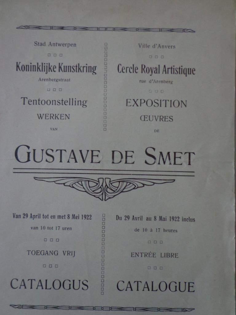 catalogue introuvable | Gustave De Smet Antwerpen 1922, Peinture et dessin, Utilisé, Gustave De Smet, Enlèvement ou Envoi