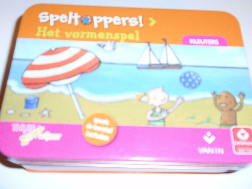 Speltoppers Het vormenspel kleuters, Ophalen, Gebruikt