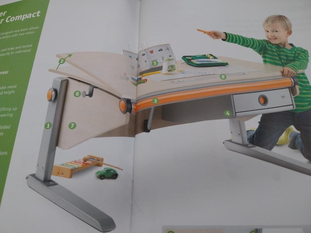 Pupitre Moll réglable en hauteur avec croissance, Enfants & Bébés, Enlèvement ou Envoi, Utilisé
