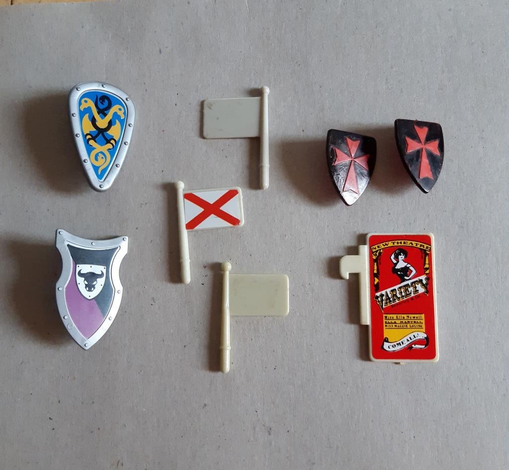 playmobil: sign (far west), schilden en vlaggen, Ophalen of Verzenden, Gebruikt