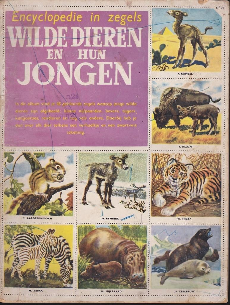 encyclopedie in zegels 1958, Ophalen of Verzenden, Gelezen