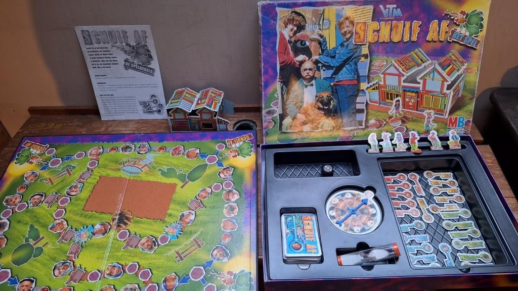 Schuif Af, spel, Ophalen of Verzenden, Zo goed als nieuw