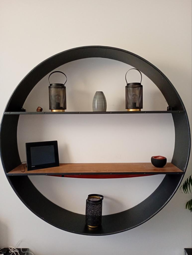 Étagère murale ronde diamètre 120cm sur 25cm  profondeur, Maison & Meubles