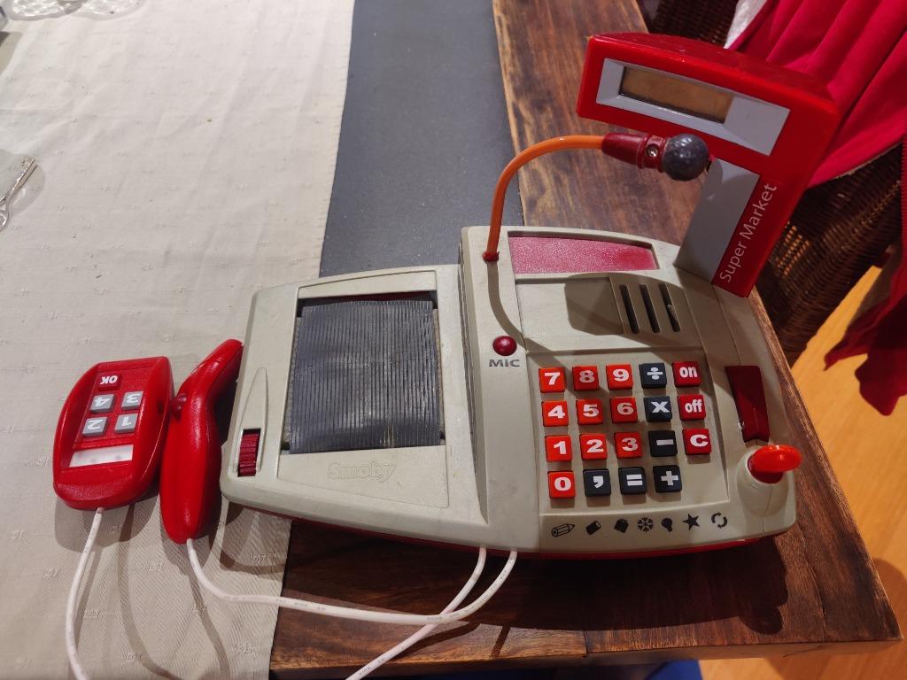 Speelgoedkassa met kaartlezer en scanner, Ophalen, Gebruikt, Jongen of Meisje