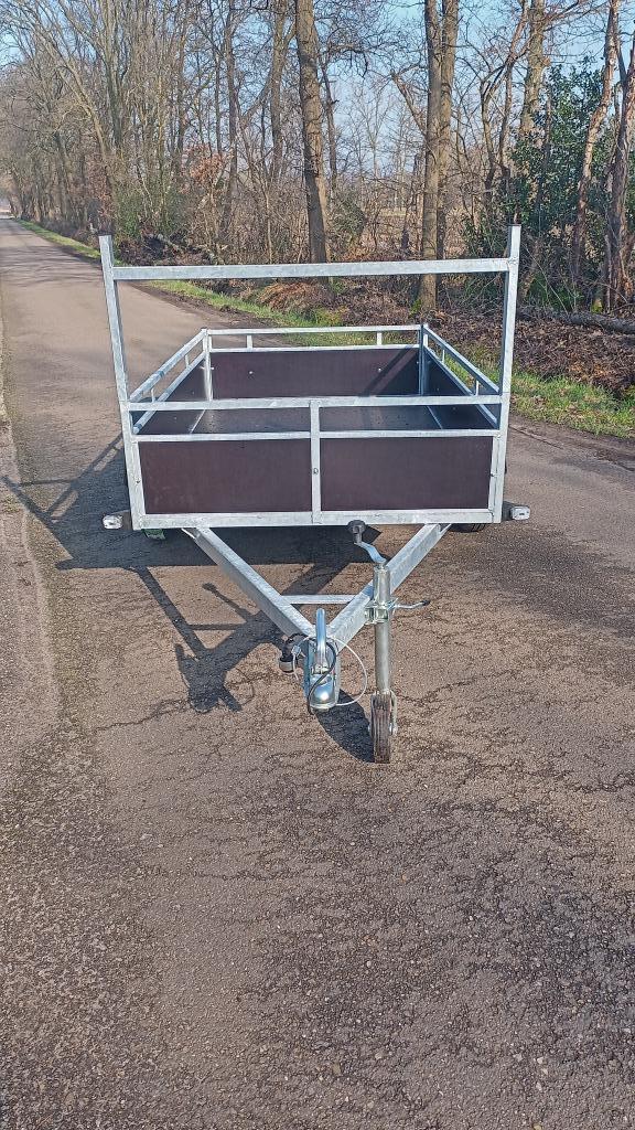 aanhangwagen 1,25 m op 2,20 m (op stock), Ophalen, Nieuw