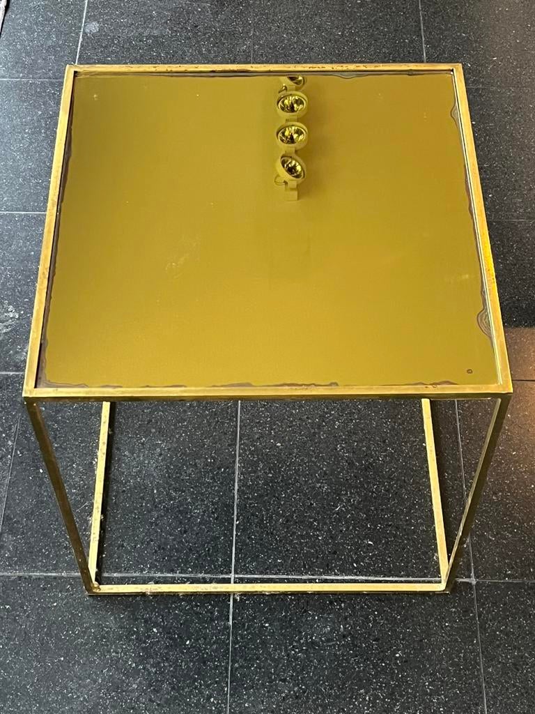 Table lounge finish gold 45x45x45 Bloomingville, Enlèvement