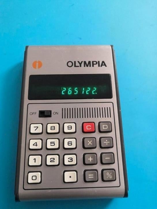 Olympia vintage calculatrice, Enlèvement ou Envoi
