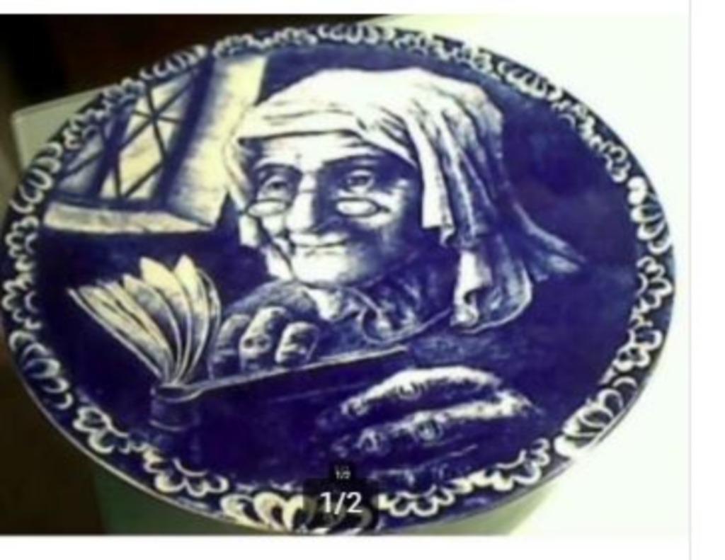 Ancienne assiette décorative Delft (Boch La Louvière), Antiquités & Art, Antiquités | Céramique & Poterie, Enlèvement ou Envoi