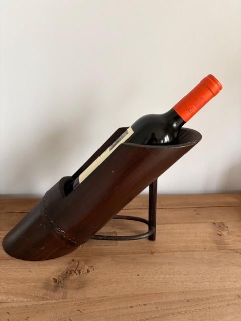 Wijnhouder vintage, Ophalen of Verzenden, Zo goed als nieuw, Minder dan 5 flessen, Minder dan 50 cm