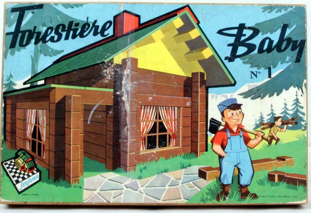 Ensemble de construction Cabane en rondins " Forestière bébé, Enlèvement ou Envoi, Utilisé