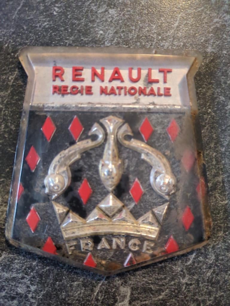 Monogramme Renault Régie Nationale France, Autos : Pièces & Accessoires, Enlèvement ou Envoi, Utilisé, Renault