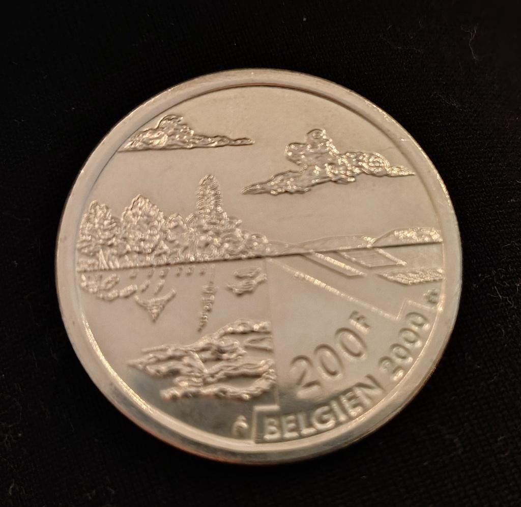 200 francs - Albert II - Millénium nature ALL, Enlèvement ou Envoi, Monnaie en vrac, Argent, Argent