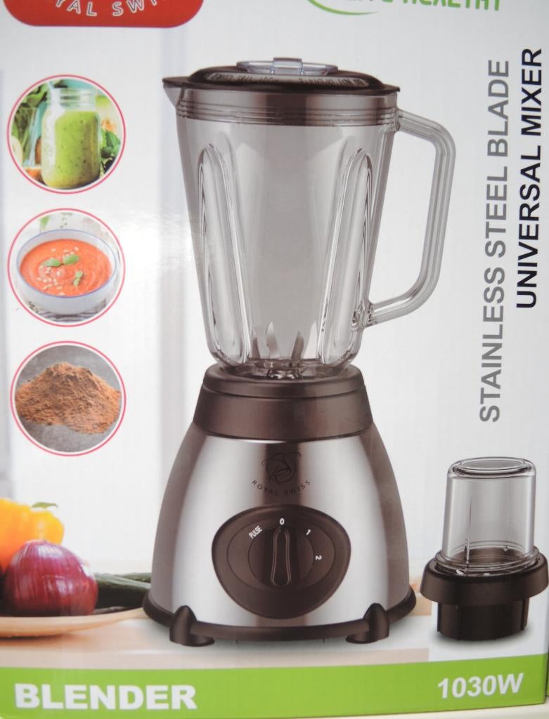 Blender 1030 w in glas nieuw!, Nieuw, Ophalen of Verzenden, Blender, @