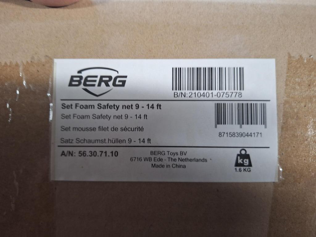 Berg Set Foam Safety net 9 - 14 ft, Kinderen en Baby's, Speelgoed | Buiten | Trampolines, Nieuw, Ophalen of Verzenden