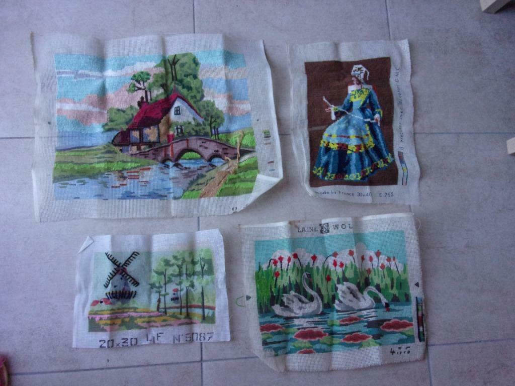 4 canevas au choix, Enlèvement ou Envoi, Utilisé, Broderies à la main, Set à broder