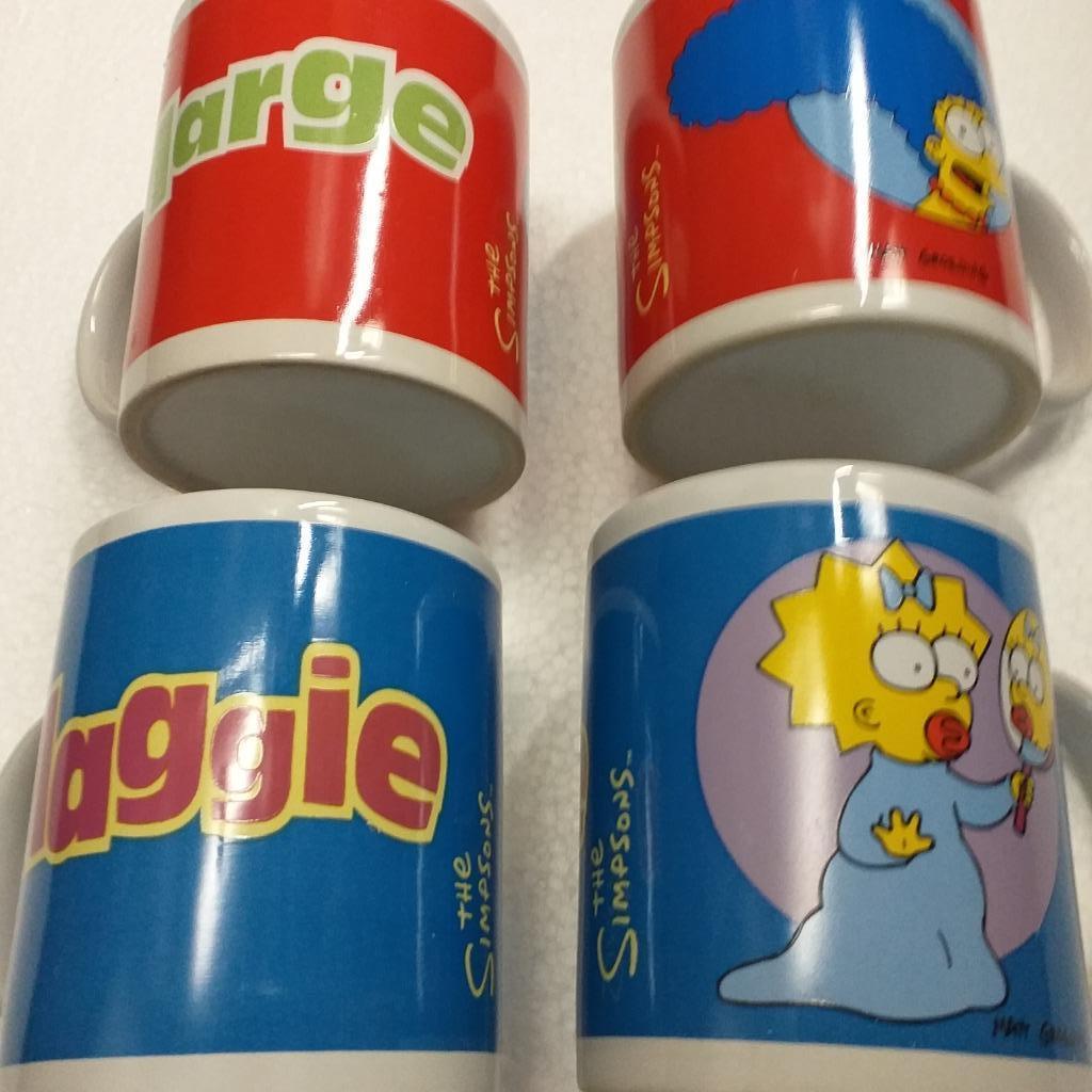 Set van 4 toffe mokken The Simpsons, Huis en Inrichting, Keuken | Servies, Nieuw, Ophalen of Verzenden, Overige stijlen, Kop(pen) en/of Schotel(s)