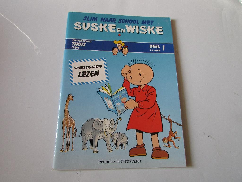 SUSKE EN WISKE , SLIM NAAR SCHOOL , DEEL 1 en 2, Neuf, Enlèvement ou Envoi, Jeff Broeckx, 3 à 4 ans