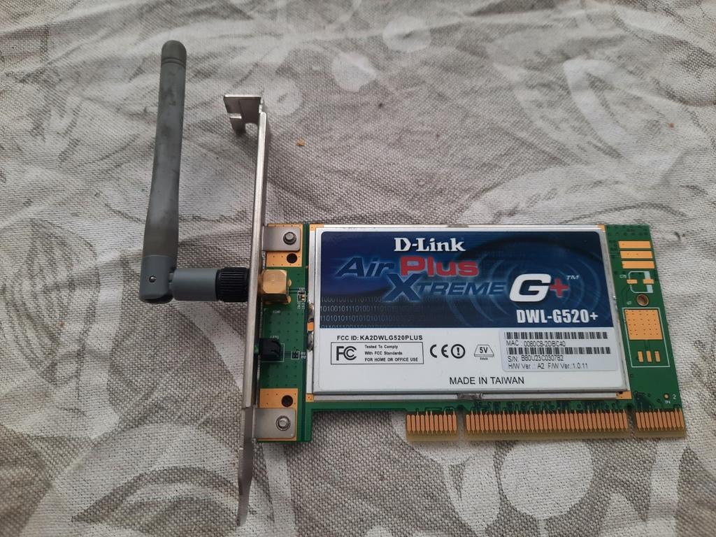 D-Link Airplus Xtreme G+ DWL-G520+, Enlèvement ou Envoi, Utilisé