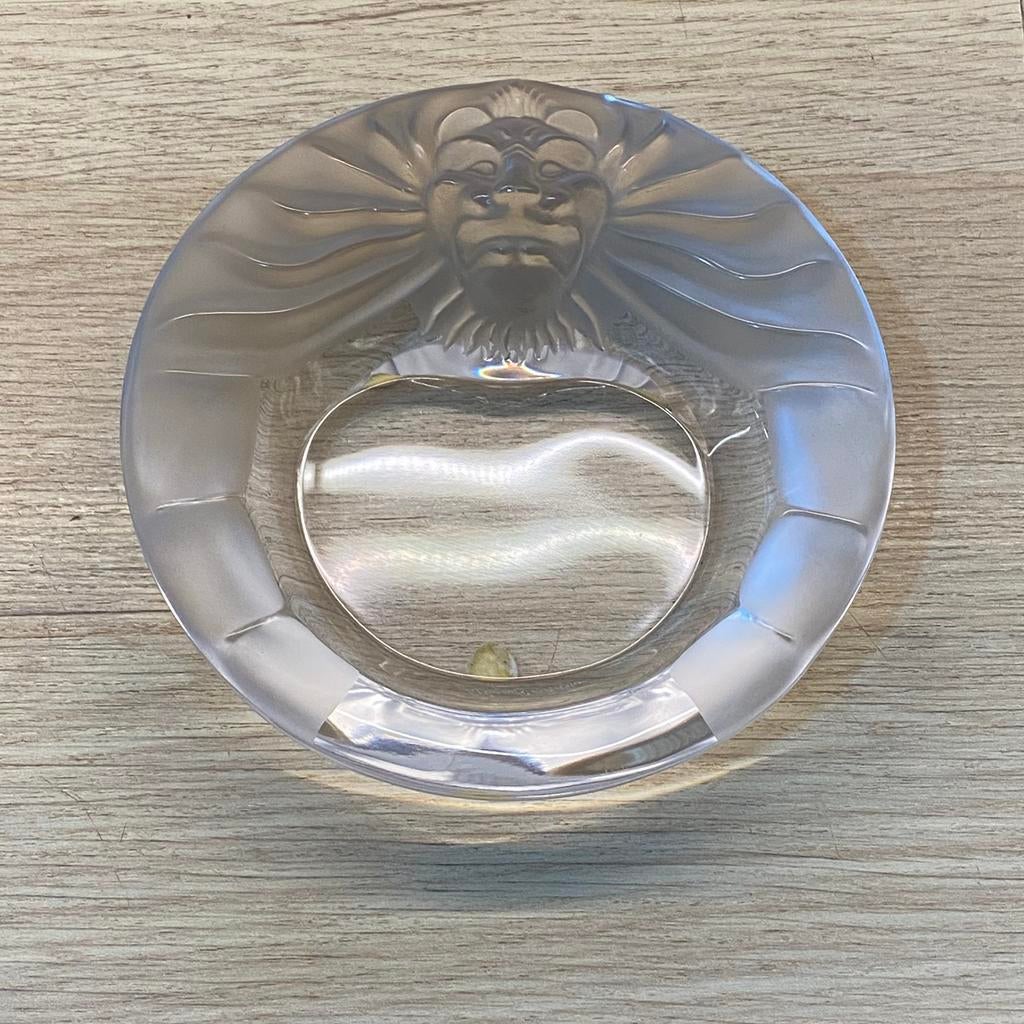 Cendrier, vide poche Lalique, tête de lion, Enlèvement ou Envoi