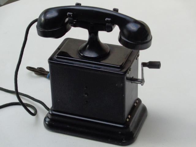 Oude Telefoon BELL TELEPHONE ST - 130 met Zwengel  uit 1930, Ophalen of Verzenden
