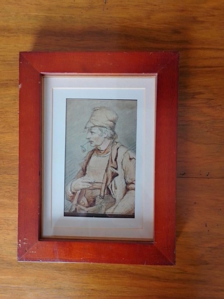 Oswald d'aumerie, (1865-1962)pentekening, gesigneerd, etude, Antiquités & Art, Enlèvement ou Envoi
