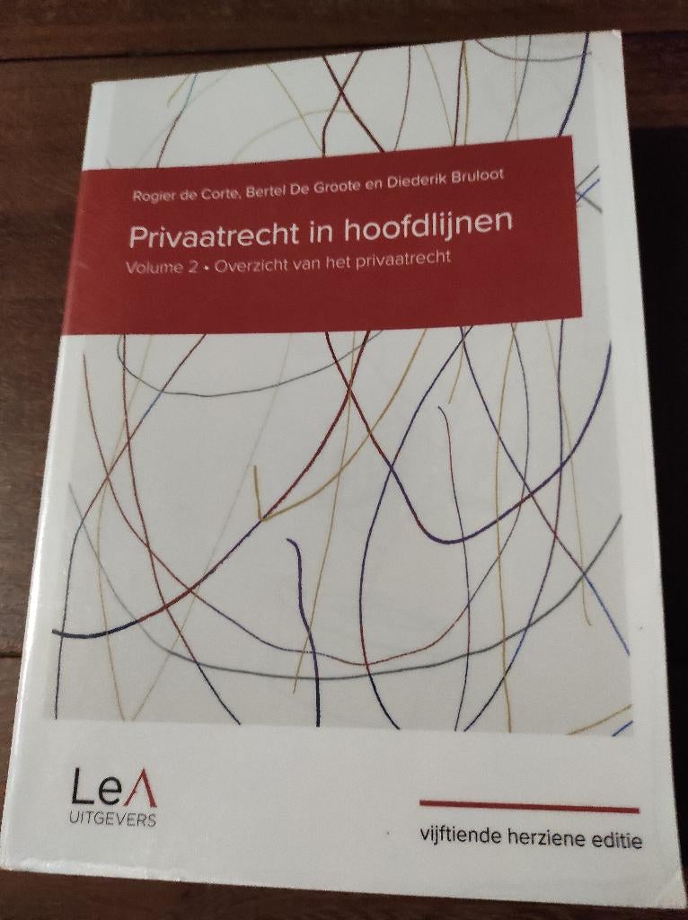 Privaatrecht in hoofdlijnen, Boeken, Studieboeken en Cursussen, Ophalen of Verzenden, Zo goed als nieuw, Diverse auteurs
