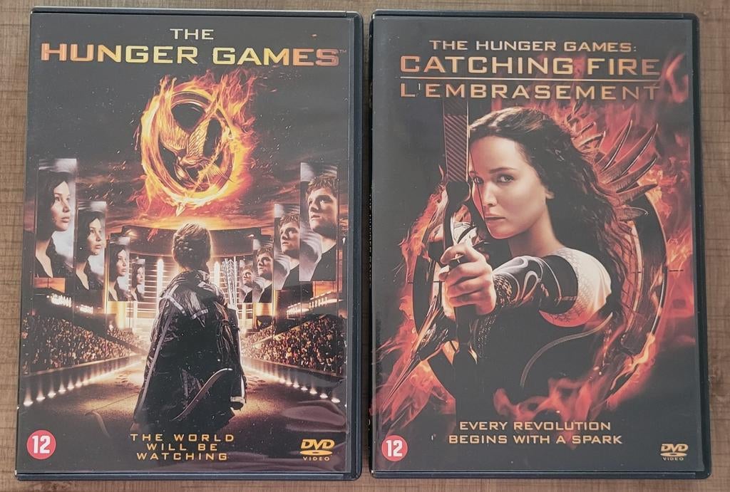 The Hunger Games: film 1 + film 2, Vanaf 12 jaar, Ophalen of Verzenden, Gebruikt