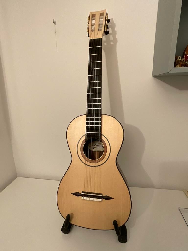 Romantische gitaar van luthier, Enlèvement, Comme neuf, Guitare classique ou espagnole