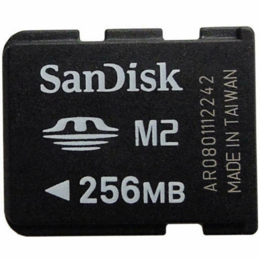 SanDisk 256mb M2 Memory Stick Micro Card Sdmsm2-256 Genuine, Audio, Tv en Foto, Foto | Geheugenkaarten, Memory stick, Sandisk