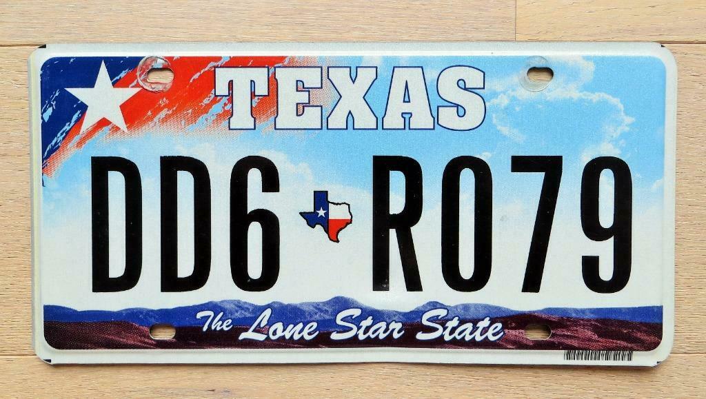 Nummerplaat van Texas 2009 / Licence plate Texas USA 2009, Verzamelen, Ophalen of Verzenden, Gebruikt, Auto's