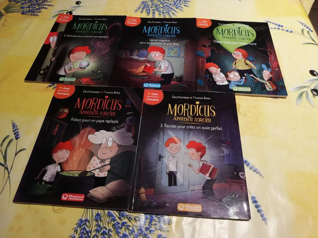 5 livres "Mordicus apprenti sorcier", Eric Chevreau et Thomas Baas, Enlèvement ou Envoi, Fiction général, Comme neuf