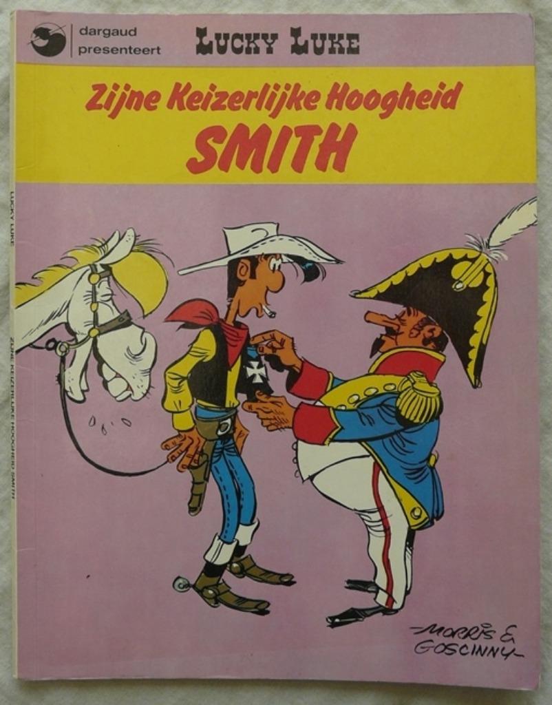 Lucky Luke, Zijne Keizerlijke Hoogheid Smith, Nr.14, 1977., Enlèvement ou Envoi, Morris / Goscinny, Une BD, Utilisé