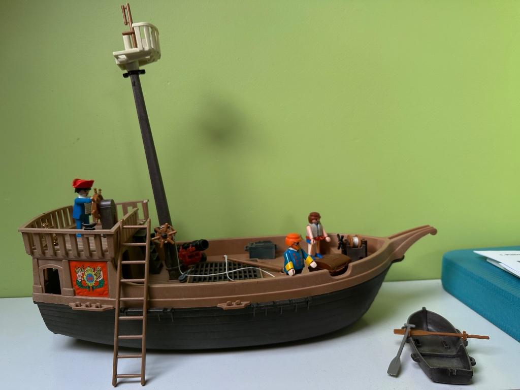 Bateau pirate Playmobil, Enlèvement, Comme neuf, Ensemble complet