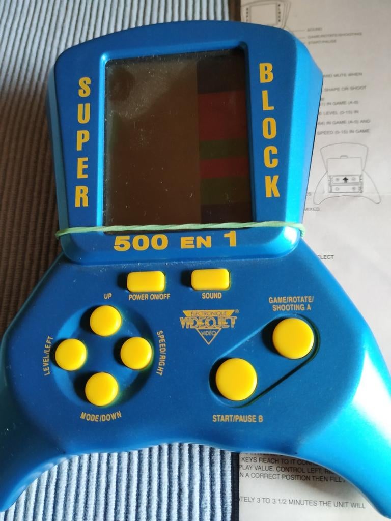 Retro spelconsole Super Block 500 en 1, Consoles de jeu & Jeux vidéo, Consoles de jeu | Nintendo Game Boy, Enlèvement ou Envoi