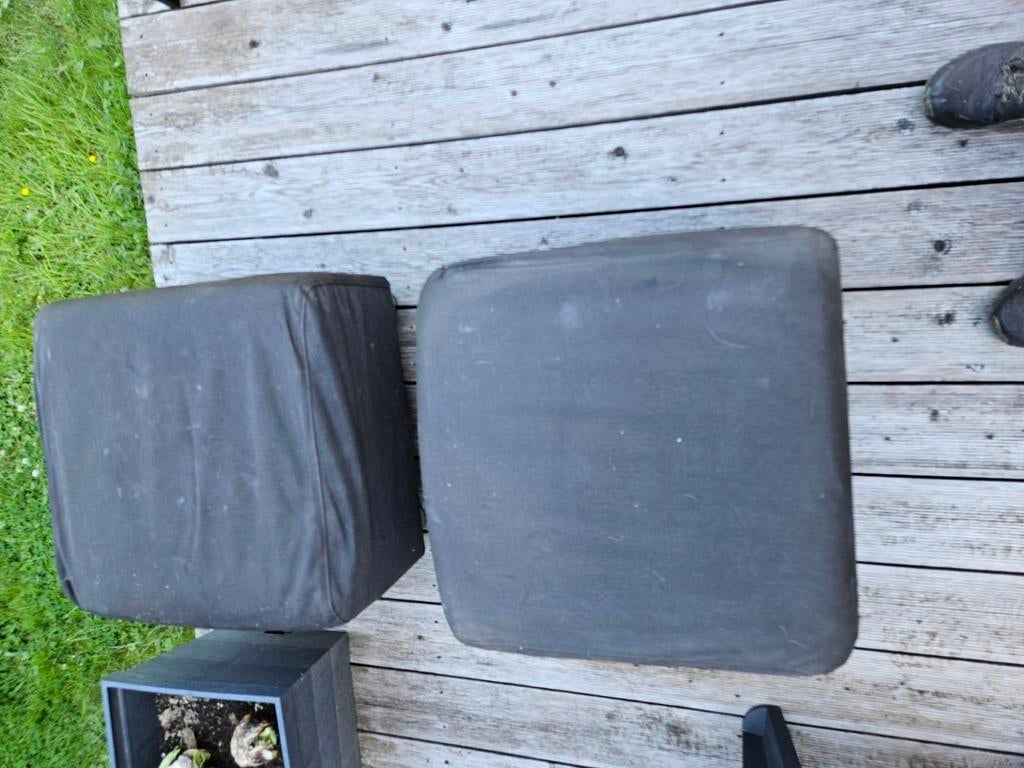 2 tabouret pouff, Enlèvement, Utilisé