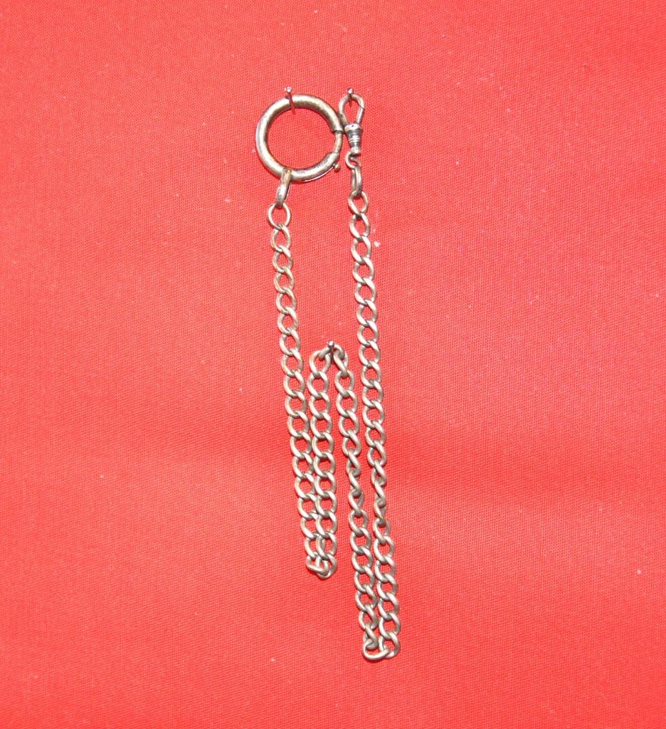 chaine montre gousset art deco (2), Enlèvement ou Envoi, Autres matériaux