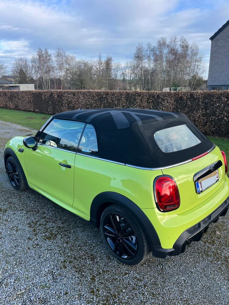 Mini cooper cabriolet comme neuve, Auto's, Euro 6, Cabriolet, Leder, Bruin