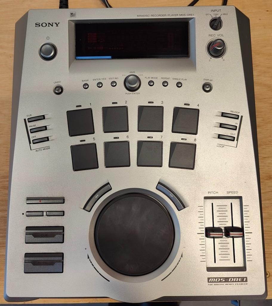 Sony MDS-DRE1 DJ minidisc recorder, Ophalen, Zo goed als nieuw, Audio