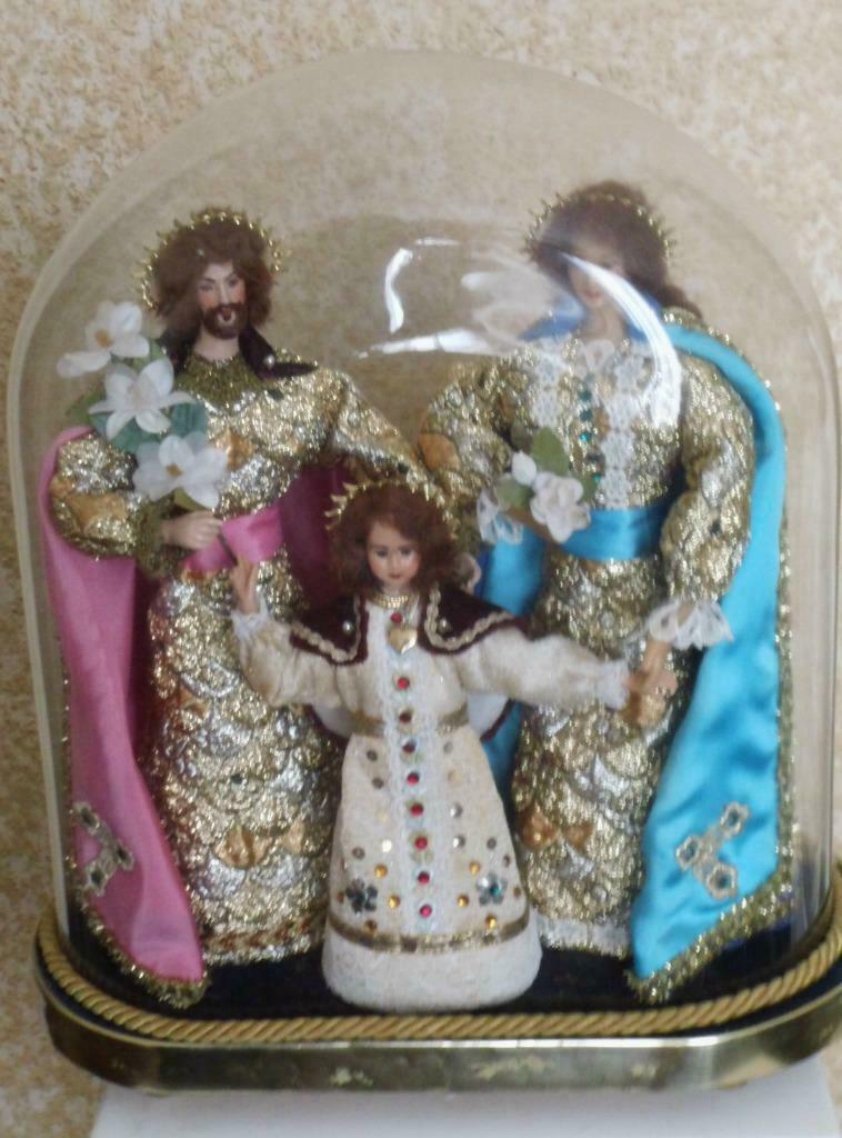 Heilige Familie in ovale stolp, Ophalen